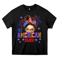 Black All American babe Heavy Core Tee - Neo Western