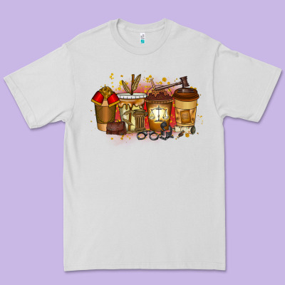 Lawyer Coffee Drink Premium Tee Designed By Racoondesign