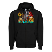 Black It's Fall Y'all Zipper Hoodie - LillyAllenDesigns