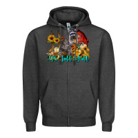 Charcoal Heather It's Fall Y'all Zipper Hoodie - LillyAllenDesigns