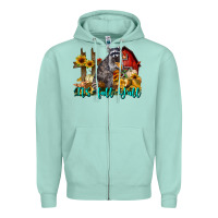 Seafoam It's Fall Y'all Zipper Hoodie - LillyAllenDesigns