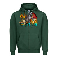 Sports Green It's Fall Y'all Zipper Hoodie - LillyAllenDesigns