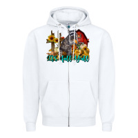 White It's Fall Y'all Zipper Hoodie - LillyAllenDesigns