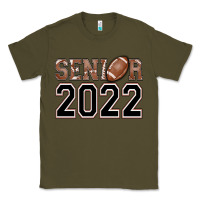 Army Green senior football Classic Tee - AdoDesignShop