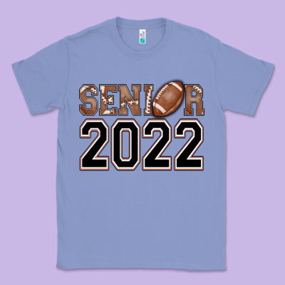 Senior Football Classic Tee Designed By Adodesignshop
