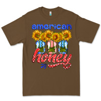 Cacao american honey sunflower mason jar Premium Tee - HRA Design Shop