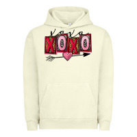 Pigment Pistachio Xoxo love Valentine's Day Urban Hoodie - FaDigitalArtStudio