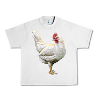 Lunar Rock leghorn chicken Urban Heavy Tee - LillyAllenDesigns