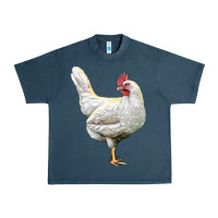 Midnight Navy leghorn chicken Urban Heavy Tee - LillyAllenDesigns