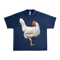 Navy leghorn chicken Urban Heavy Tee - LillyAllenDesigns