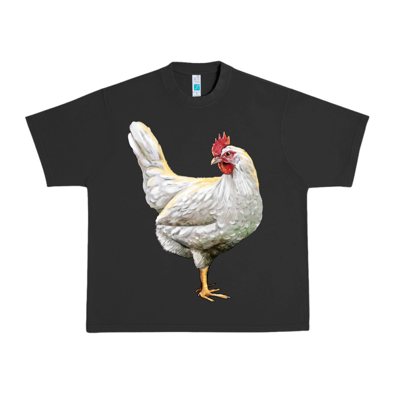 Leghorn Chicken Urban Heavy Tee by LillyAllenDesigns | Teevron