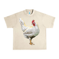Sandshell leghorn chicken Urban Heavy Tee - LillyAllenDesigns