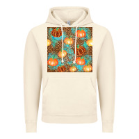 Vintage Artic plaid fall pumpkin seamless Vintage Hoodie - AdoDesignShop