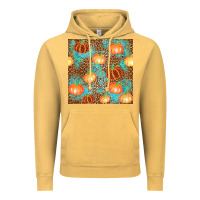 Vintage Mustard plaid fall pumpkin seamless Vintage Hoodie - AdoDesignShop