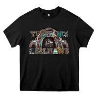 Black yeehaws and heilnaws Heavy Core Tee - SublimationCraftShop