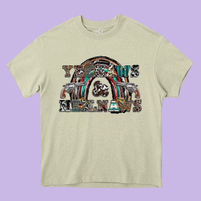 Yeehaws And Heilnaws Heavy Core Tee Designed By Sublimationcraftshop