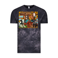 Cloud Black Farm Animals On An Old Wagon Vintage Tee - LillyAllenDesigns
