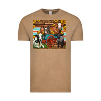 Farm Animals On An Old Wagon Vintage Tee | Teevron