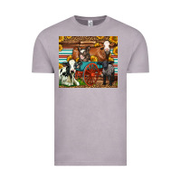 Vintage Zinc Farm Animals On An Old Wagon Vintage Tee - LillyAllenDesigns