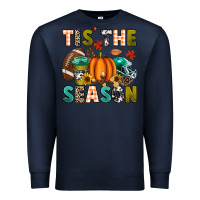 Navy Tis' the season Premium Sweatshirt - texasbilliewilder