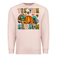 Pale Pink Tis' the season Premium Sweatshirt - texasbilliewilder