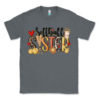 Charcoal Heather softball sister Classic Tee - MaliasSmallBusiness