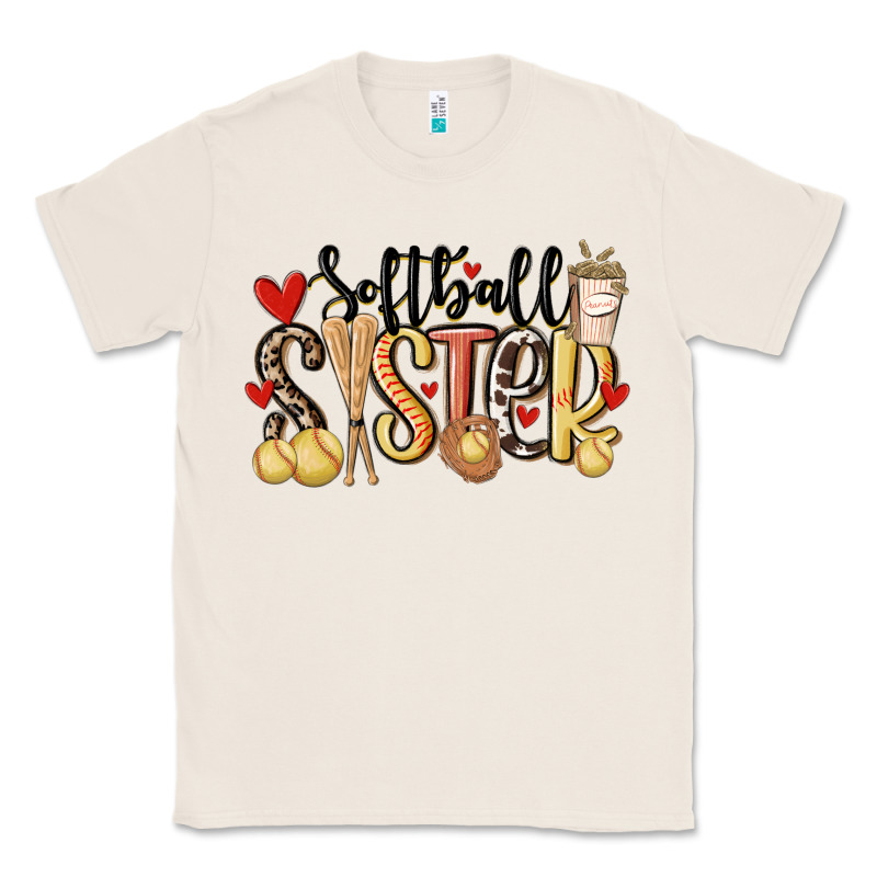 Softball Sister Classic Tee by MaliasSmallBusiness | Teevron