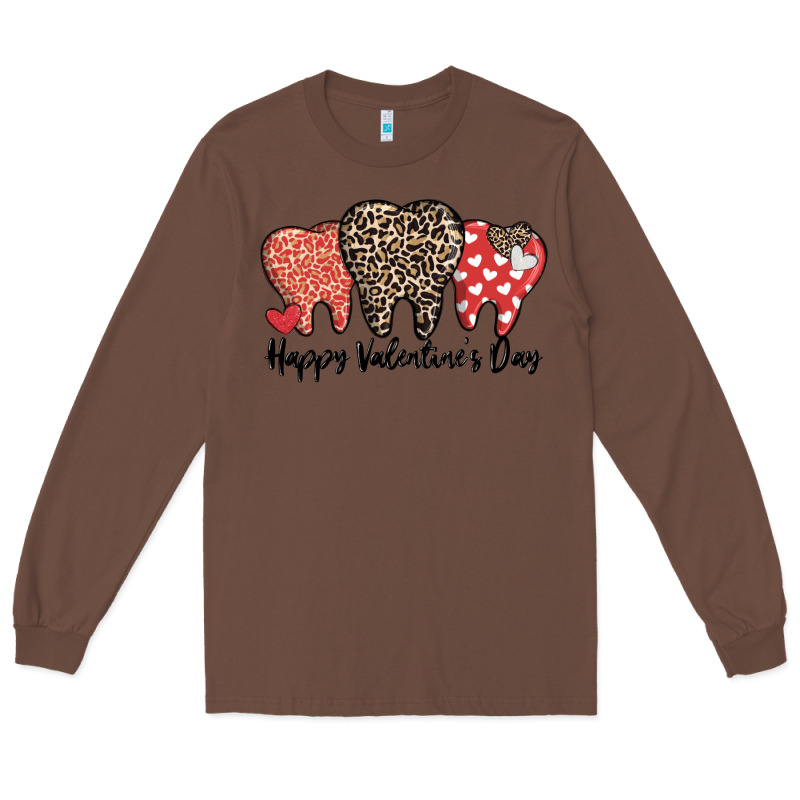 Dentist Happy Valentines Day Long Sleeve Tee by MaliasSmallBusiness | Teevron