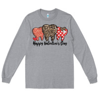 Heather Grey dentist happy valentines day Long Sleeve Tee - MaliasSmallBusiness