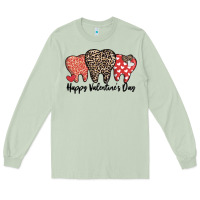 Matcha dentist happy valentines day Long Sleeve Tee - MaliasSmallBusiness