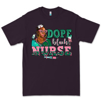 Plum afro  nurse dope black Premium Tee - AdoDesignShop