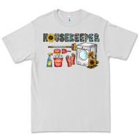Dove Grey housekeeper Premium Tee - CowhideDigitalArt