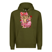 Army Green Cupids candy with candies Valentine's Day Premium Hoodie - HowdyJamesFarm