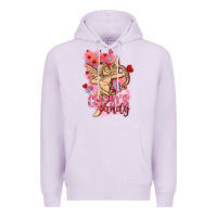 Lilac Cupids candy with candies Valentine's Day Premium Hoodie - HowdyJamesFarm