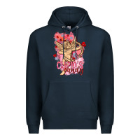 Navy Cupids candy with candies Valentine's Day Premium Hoodie - HowdyJamesFarm