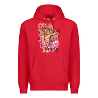 Red Cupids candy with candies Valentine's Day Premium Hoodie - HowdyJamesFarm