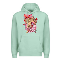 Seafoam Cupids candy with candies Valentine's Day Premium Hoodie - HowdyJamesFarm