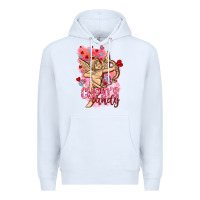 White Cupids candy with candies Valentine's Day Premium Hoodie - HowdyJamesFarm