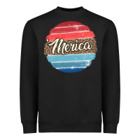 Black leopard merica Heavyweight Sweatshirt - MaliasSmallBusiness