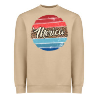 Mushroom leopard merica Heavyweight Sweatshirt - MaliasSmallBusiness