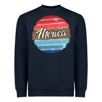 Leopard Merica Heavyweight Sweatshirt | Teevron