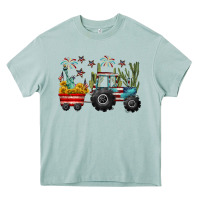 Arona 4th of july tractor Heavy Core Tee - CowGirlArtShop
