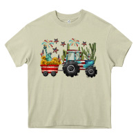 Mossy 4th of july tractor Heavy Core Tee - CowGirlArtShop
