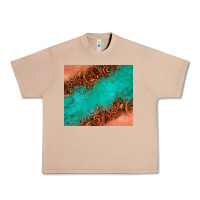 Burro leather turquoise glitter tumbler Urban Heavy Tee - Jasminsmagicworld