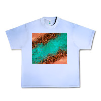Grape Ice leather turquoise glitter tumbler Urban Heavy Tee - Jasminsmagicworld