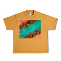 Peanut Butter leather turquoise glitter tumbler Urban Heavy Tee - Jasminsmagicworld