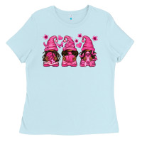 Breast Cancer Afro Gnomies Ladies Tee | Teevron