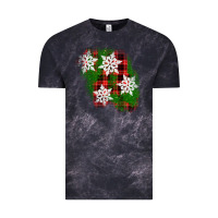 Cloud Black christmas patch Vintage Tee - AdoDesignShop