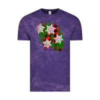 Cloud Purple christmas patch Vintage Tee - AdoDesignShop