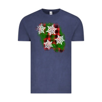 Vintage Denim christmas patch Vintage Tee - AdoDesignShop